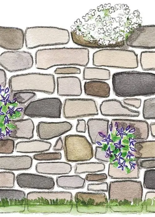 кладка из карьерного камня