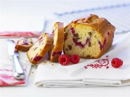 пирог с малиной и изюмом