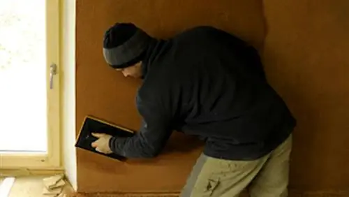 укладка земляной штукатурки