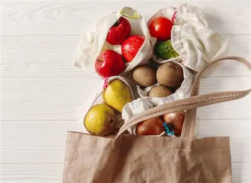 тканевая сумка для покупок