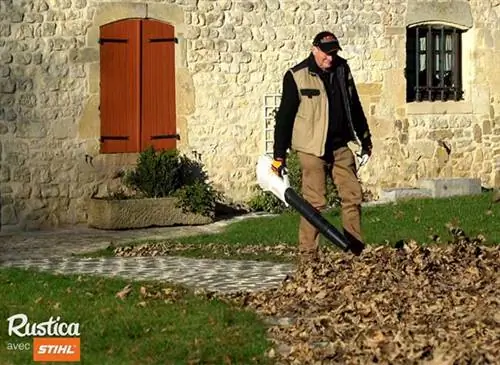 Воздуходувка для легкой уборки сада и дорожек