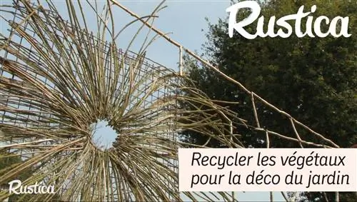 Переработка растений для украшения сада