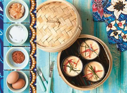 Куриный флан с кокосовым карри Куриный флан с кокосовым карри