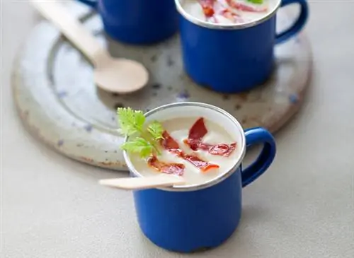 Рецепт супа из цветной капусты и чоризо