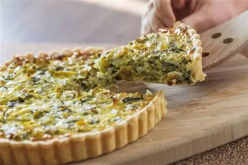 Приготовление тарта из лука-порея: шаг за шагом