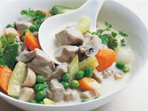 Готовим рагу из телятины с овощами