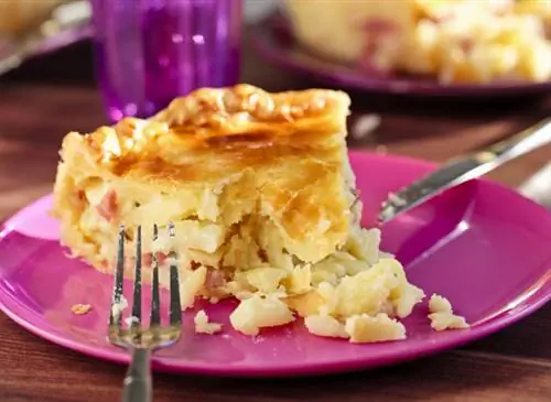 Рецепт картофельного пирога с беконом