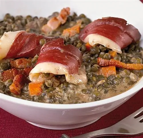 Чечевица, утиная грудка, крем-фреш - C. Herlédan - CNIEL