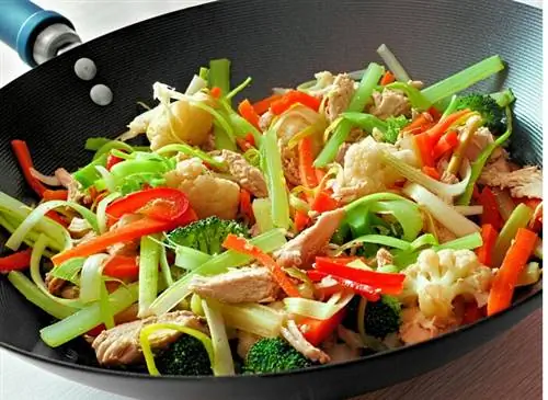 вок курица овощи сельдерей перец брокколи вок курица овощи сельдерей перец брокколи