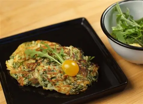 Картофельные рёшти с рецептом рукколы