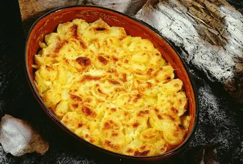 Гратен из старых зимних овощей