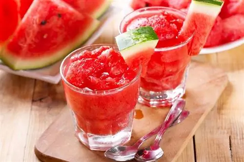 Сорбет из арбуза и томатов