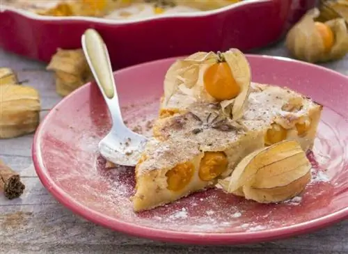 Клафути с физалисом