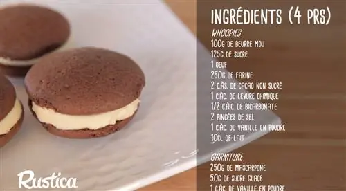 Рецепт американского миндального печенья «Вупи»