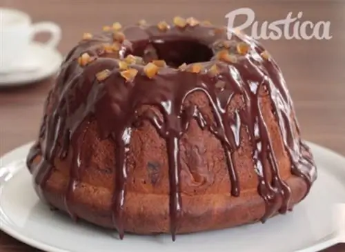 Куглоф с каштанами и шоколадом