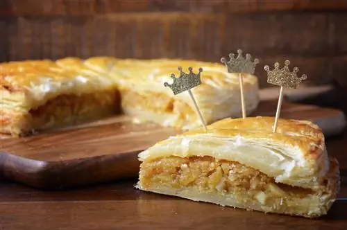 Galette des rois с кокосовым франжипаном