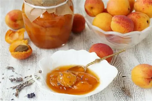 абрикосовое варенье с лавандой