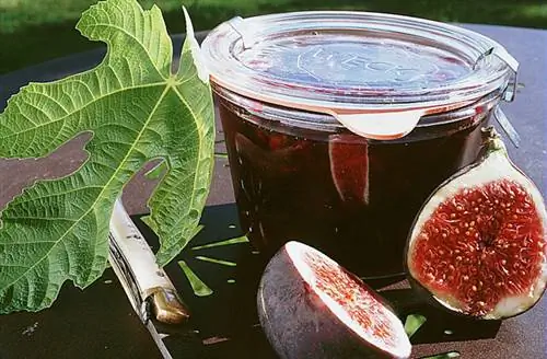 Фиолетовое варенье из инжира