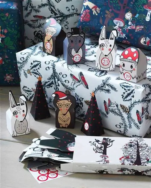 Рождественский календарь Ikea зима-2018 набор-25 0658676 pe710340 s5-(1)