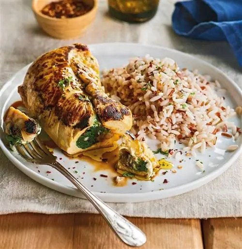 курица, фаршированная шпинатом по-каталонски_504356