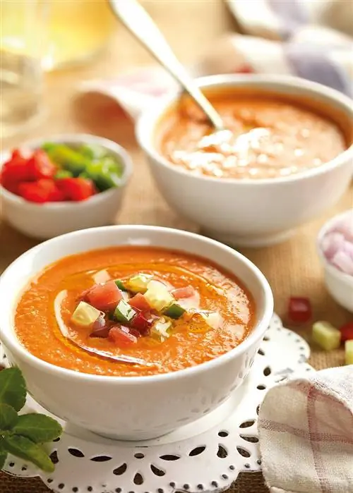 Классический гаспачо с овощами