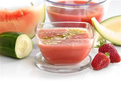 Рецепт с термомиксом: клубничный гаспачо.