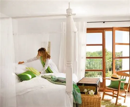 оставь-постель-хорошо-заправленную-и-с-чистыми простынями, чтобы подготовить свой дом к праздникам 380114