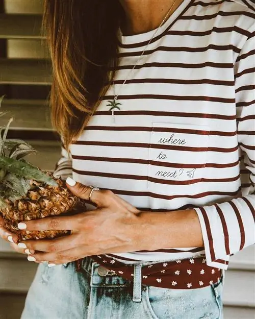 полосатая футболка @alexandrapereira