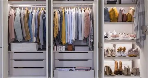 Хитрость, чтобы шкаф оставался чистым всю неделю