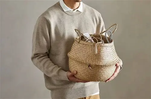 ikea-ротанг-корзина-для-хранения-кабелей