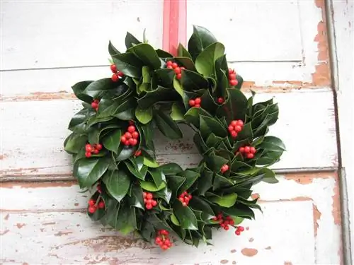 Холли Рождественский венок Etsy