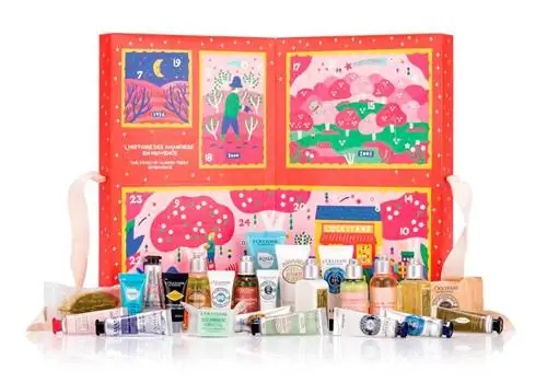 Адвент-календарь макияжа и красоты на 2019 год от L'Occitane