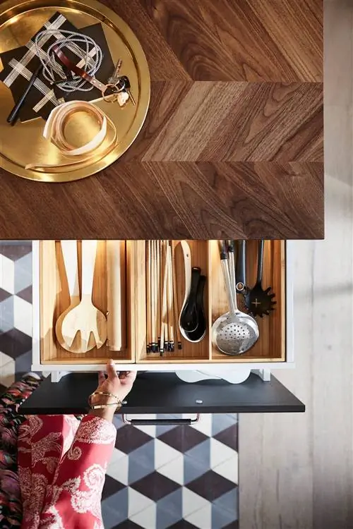ящик для столовых приборов с разделителями