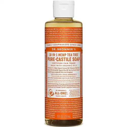 Органическая жидкость для мытья посуды Dr. Bronner's Tea Tree