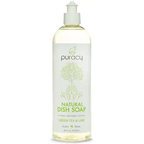Экологически чистая жидкость для мытья посуды Puracy Green Tea & Lime