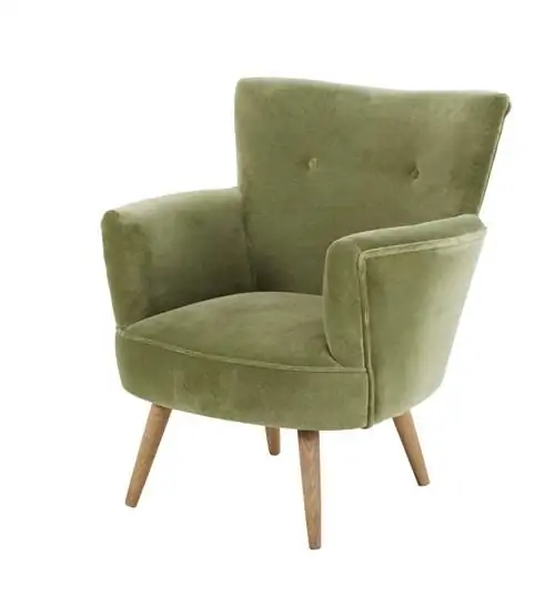 бархатное кресло-зеленый-хаки-maisons du monde