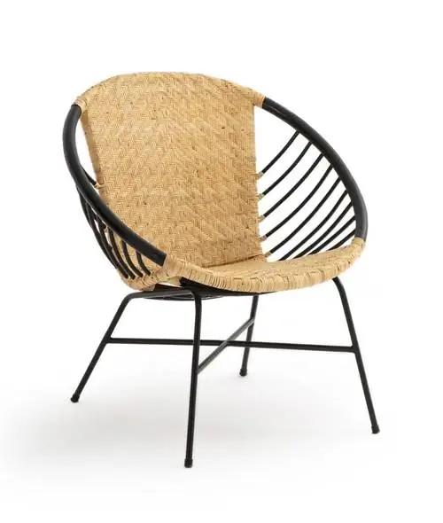 Стул из ротанга и металлического шара nihove la redoute