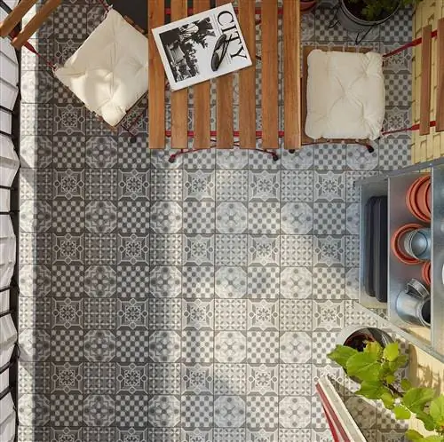 04. Гидравлический пол террасы Ikea