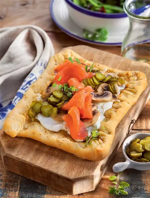 рецепт здоровой пиццы с лососем 00498548