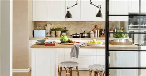 Сколько стоит установить остров или полуостров на кухне