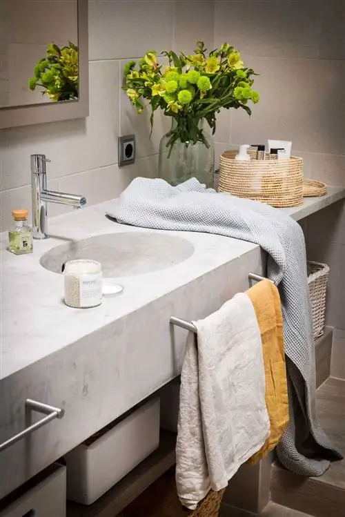 раковина-микроцемент-полотенца-ванная 00505504 O