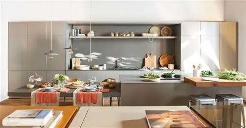 Открытая кухня в стиле лофт подробно, с фотографиями, планом и бюджетом