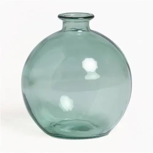 Круглая ваза Demijohn из переработанного стекла