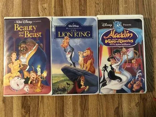 Диснеевские фильмы на VHS