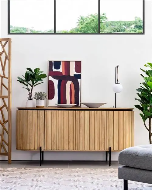 Сервант Kave Home. Оригинальный буфет, сочетающий в себе дизайн и вместительность