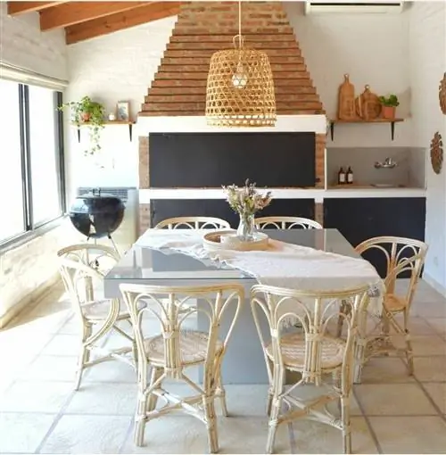 столовая на открытом воздухе Rocío Amengual house