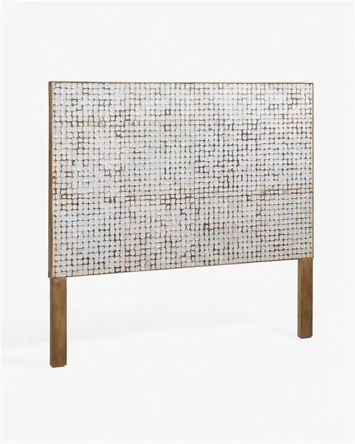 Изголовье из массива дерева манго и кокосовой скорлупы от Kave Home