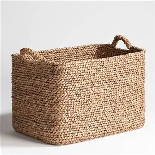 Плетеная корзина с ручками от La Redoute