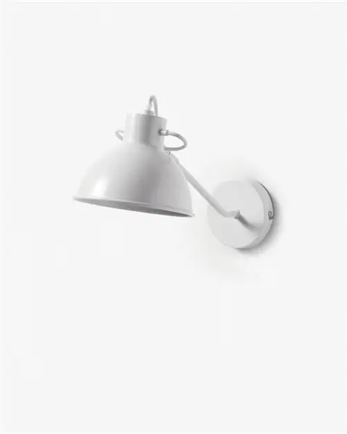 Винтажное белое стальное бра от Kave Home