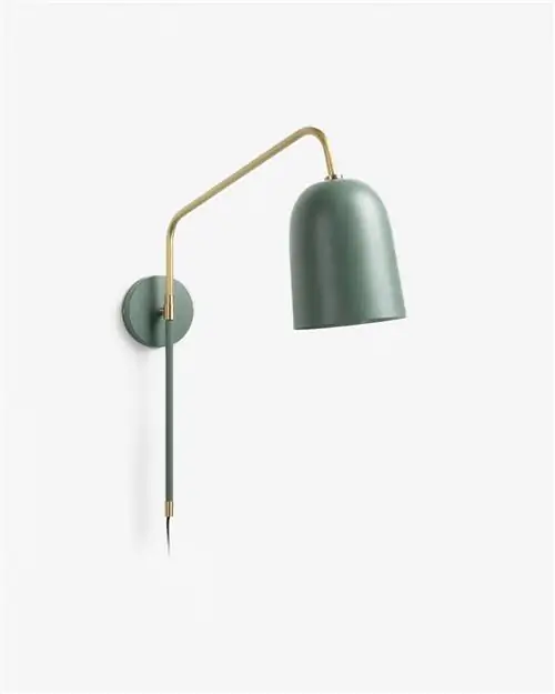 Бра из зелено-золотой стали от Kave Home